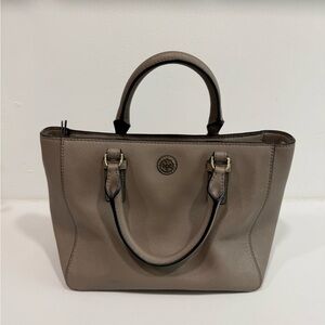 Taupe Tory Burch Handbag